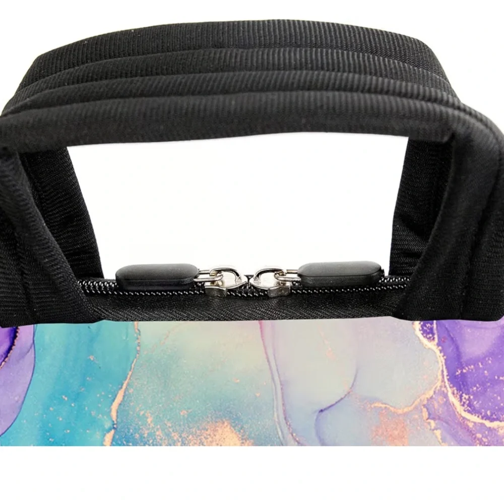Laptop Sleeve 15” w/Adjustable & Detachable Shoulder Strap-MARBLE